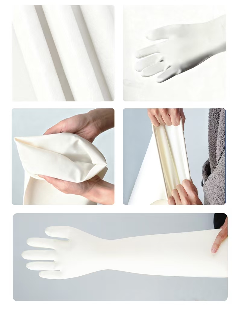 Long Arm Industrial Nitrile Gloves/Biosafety Long Nitrile Gloves | Chemical Resistant Laboratory Protection - Image 3