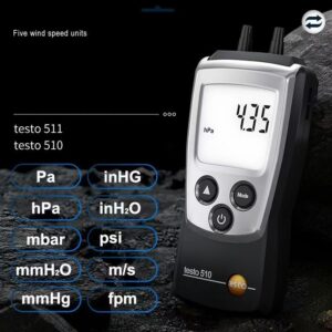 Testo 510 Differential Pressure Meter