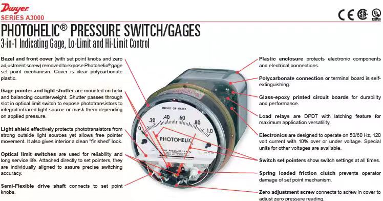 PHOTOHELIC PRESSURE SWITCH / GAUGE - Image 4
